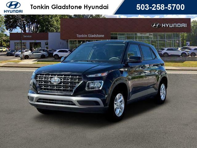 Onyx Black 2026 Hyundai Venue SUV / Crossover Front-Wheel Drive Continuously Variable Transmission