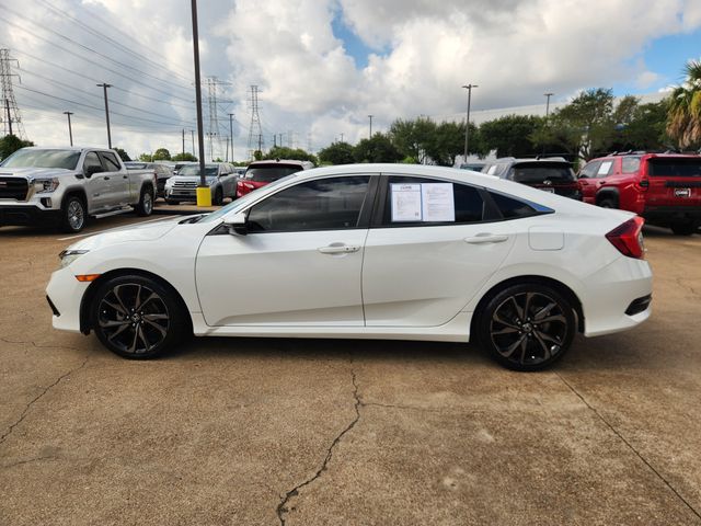 2020 Honda Civic Sport White at Emmons Autoplex