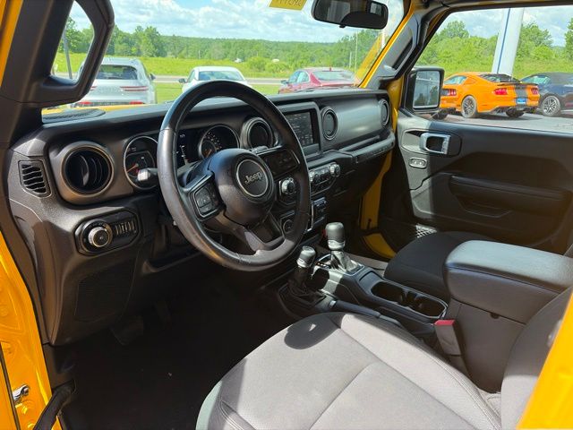 2020 Jeep Wrangler Unlimited Sport S Yellow at South Hills CDJR