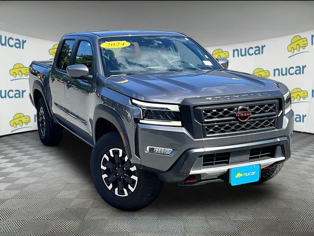 Gray (Gun Metallic) 2024 Nissan Frontier Pickup Truck Four-Wheel Drive 9-Speed Automatic Overdrive