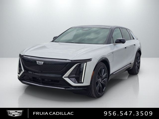 Crystal White Tricoat 2025 Cadillac LYRIQ Sport 3 AWD SUV / Crossover All-Wheel Drive Automatic
