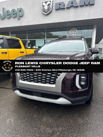 Red (Sierra Burgundy) 2021 Hyundai Palisade SEL AWD SUV / Crossover All-Wheel Drive 8-Speed Automatic