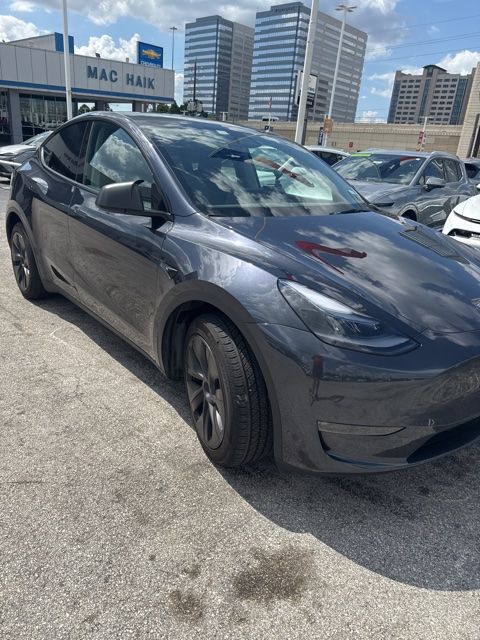 Stealth Gray 2025 Tesla Model Y Long Range AWD SUV / Crossover All-Wheel Drive 1-Speed Automatic