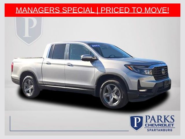 Lunar Silver Metallic 2023 Honda Ridgeline RTL AWD Pickup Truck All-Wheel Drive 9-Speed Automatic