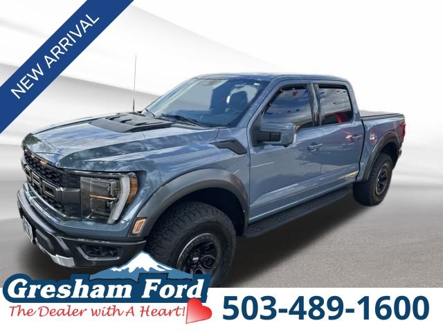 Blue (Azure Gray Metallic) 2023 Ford F-150 Pickup Truck Four-Wheel Drive Automatic