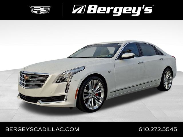 Crystal White Tricoat 2018 Cadillac CT6 Sedan All-Wheel Drive 8-Speed Automatic