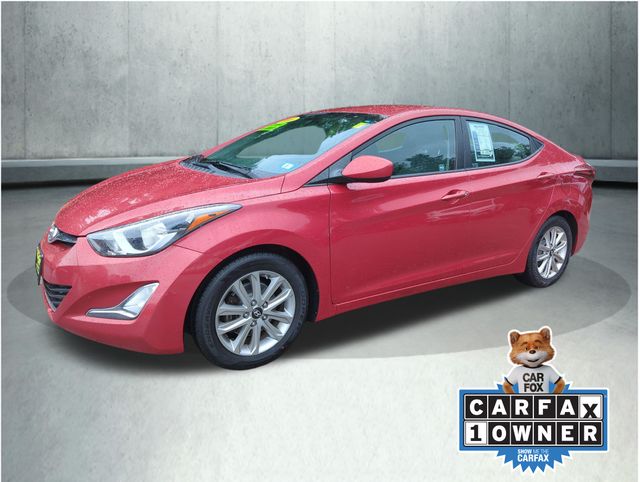 Geranium Red 2016 Hyundai Elantra Sedan Front-Wheel Drive 6-Speed Automatic