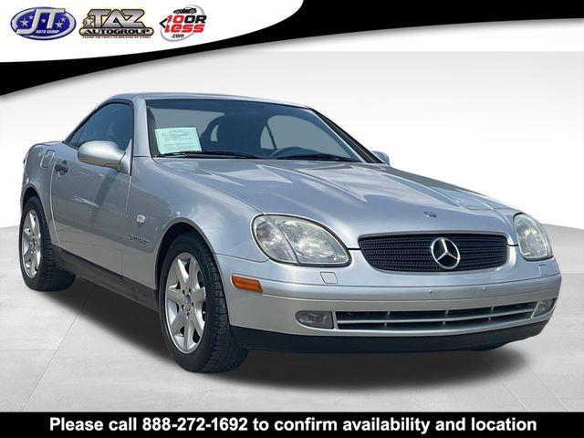 Silver 1999 Mercedes-Benz SLK 230 Supercharged Convertible Rear-Wheel Drive 5-Speed Automatic