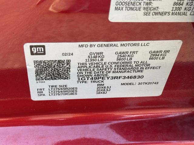 2024 GMC Sierra 2500HD AT4 Red at EAG Ford Navasota