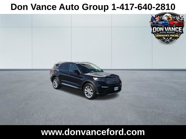 Agate Black Metallic 2023 Ford Explorer Limited AWD SUV / Crossover All-Wheel Drive Automatic