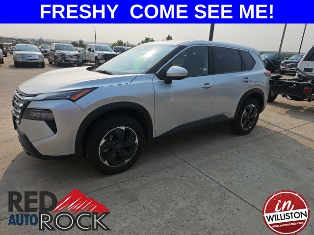 Brilliant Silver Metallic 2025 Nissan Rogue SUV / Crossover All-Wheel Drive Continuously Variable Transmission