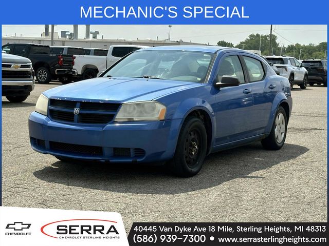Marathon Blue Pearl 2008 Dodge Avenger Sedan Front-Wheel Drive 4-Speed Automatic