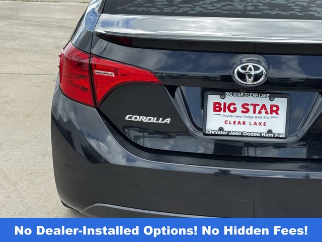2019 Toyota Corolla XSE Black at Community Toyota