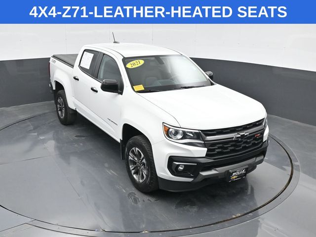 Summit White 2021 Chevrolet Colorado Pickup Truck Four-Wheel Drive 8-Speed Automatic