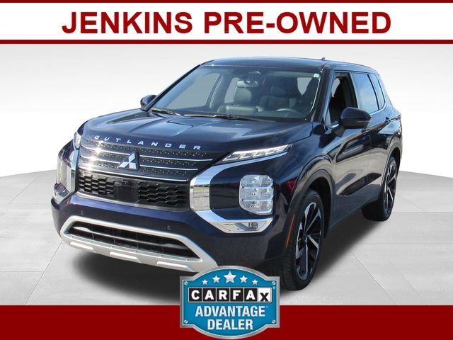 Cosmic Blue Metallic 2023 Mitsubishi Outlander SUV / Crossover Front-Wheel Drive Continuously Variable Transmission