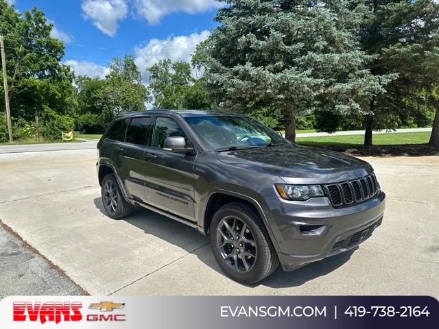 Gray (Granite Crystal Metallic Clearcoat) 2021 Jeep Grand Cherokee SUV / Crossover Four-Wheel Drive 8-Speed Automatic
