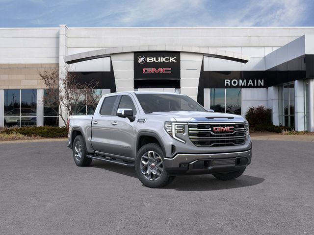 Sterling Metallic 2026 GMC Sierra 1500 SLT Crew Cab 4WD Pickup Truck Four-Wheel Drive Automatic