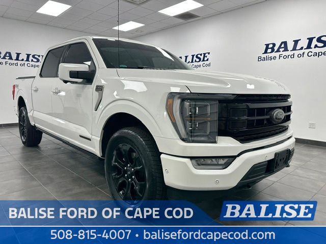 White Metallic 2022 Ford F-150 Pickup Truck Four-Wheel Drive Automatic