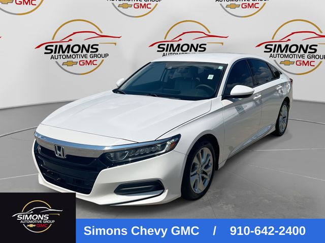 White 2019 Honda Accord Sedan Front-Wheel Drive Continuously Variable Transmission
