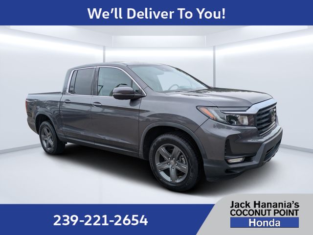 Sonic Gray Pearl 2023 Honda Ridgeline Pickup Truck All-Wheel Drive 9-Speed Automatic