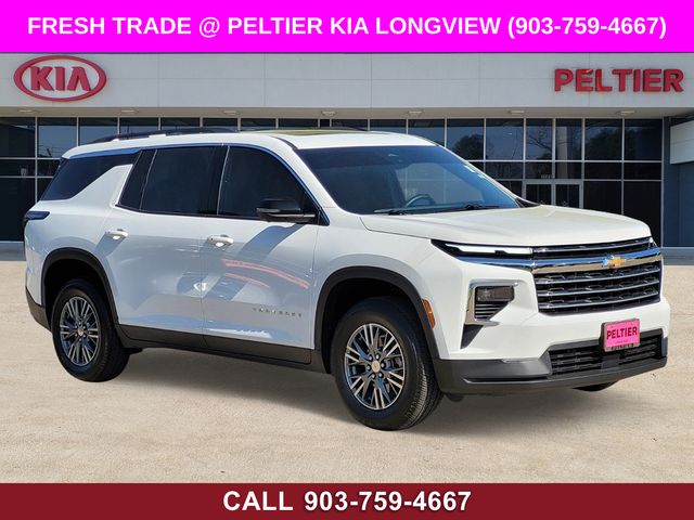 Summit White 2024 Chevrolet Traverse LT AWD SUV / Crossover Four-Wheel Drive 8-Speed Automatic