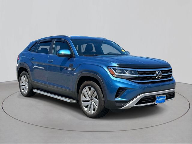 Pacific Blue Metallic 2020 Volkswagen Atlas Cross Sport SUV / Crossover All-Wheel Drive 8-Speed Automatic