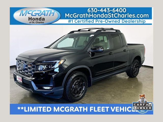 Crystal Black Pearl 2025 Honda Ridgeline TrailSport+ AWD Pickup Truck All-Wheel Drive 9-Speed Automatic