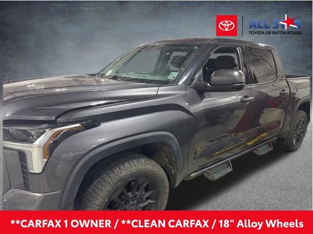 Magnetic Gray Metallic 2023 Toyota Tundra SR5 CrewMax Cab 4WD Pickup Truck Four-Wheel Drive Automatic