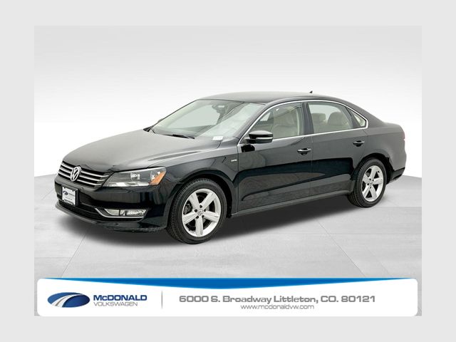 Black Uni 2015 Volkswagen Passat 1.8T Limited Edition FWD Sedan Front-Wheel Drive 6-Speed Automatic