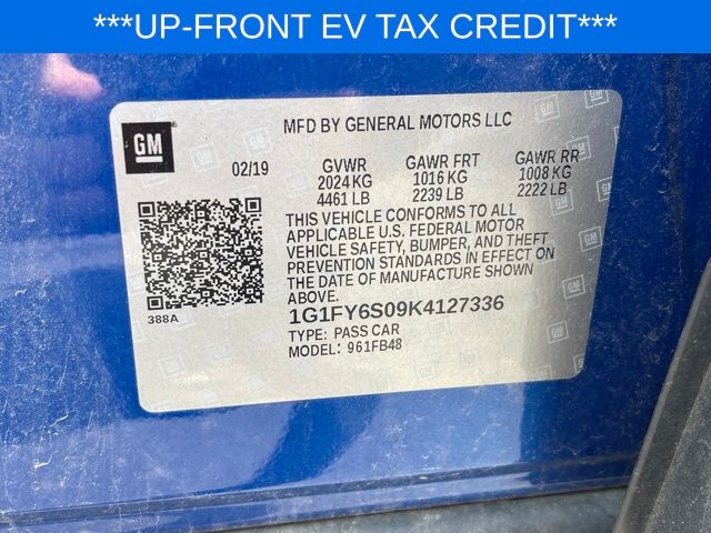 Used 2019 Chevrolet Bolt EV For Sale in Livonia, MI