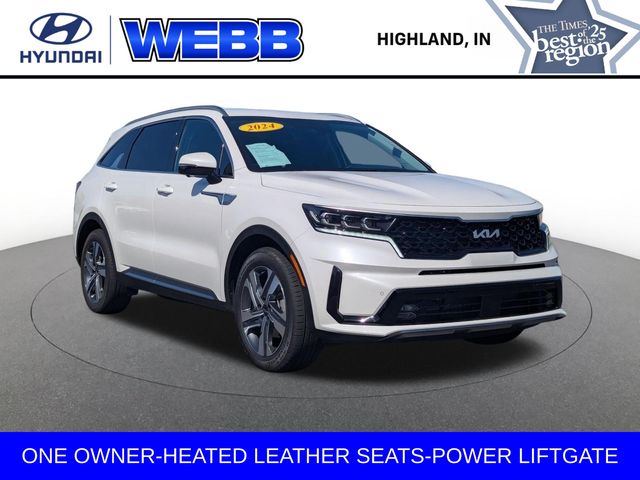 Snow White Pearl 2024 Kia Sorento Hybrid SX Prestige AWD SUV / Crossover All-Wheel Drive 6-Speed Automatic