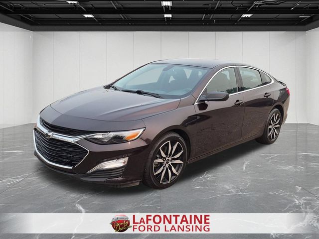 Black Cherry Metallic 2021 Chevrolet Malibu Sedan Front-Wheel Drive Continuously Variable Transmission