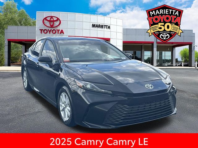 Midnight Black Metallic 2025 Toyota Camry Sedan Front-Wheel Drive Continuously Variable Transmission