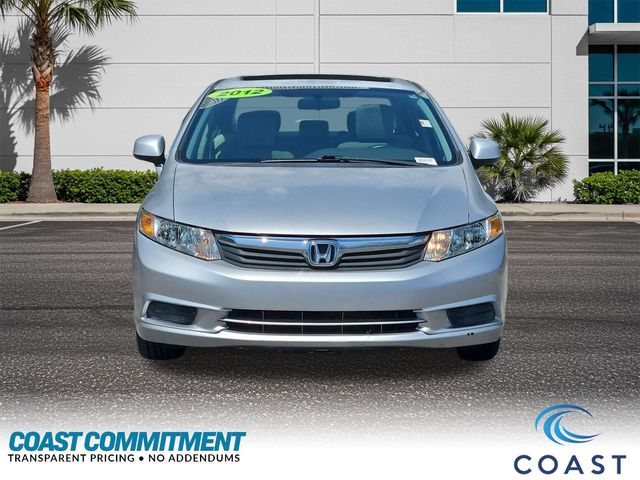 Used 2012 Honda Civic EX with VIN JHMFB2F86CS001786 for sale in Port Richey, FL