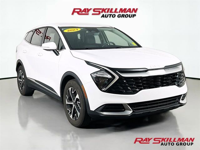 White Pearl 2023 Kia Sportage EX FWD SUV / Crossover Front-Wheel Drive 8-Speed Automatic