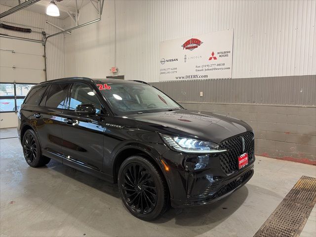 Infinite Black Metallic Clearcoat 2026 Lincoln Aviator Reserve AWD SUV / Crossover All-Wheel Drive Automatic