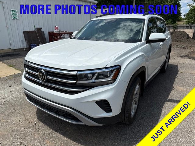 Pure White 2023 Volkswagen Atlas 8-Speed Automatic