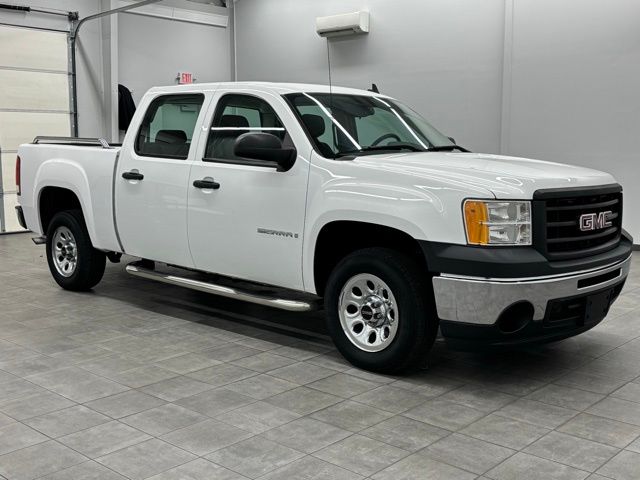 Summit White 2009 GMC Sierra 1500 Work Truck Crew Cab Pickup Truck 4X2 4-Speed Automatic Overdrive