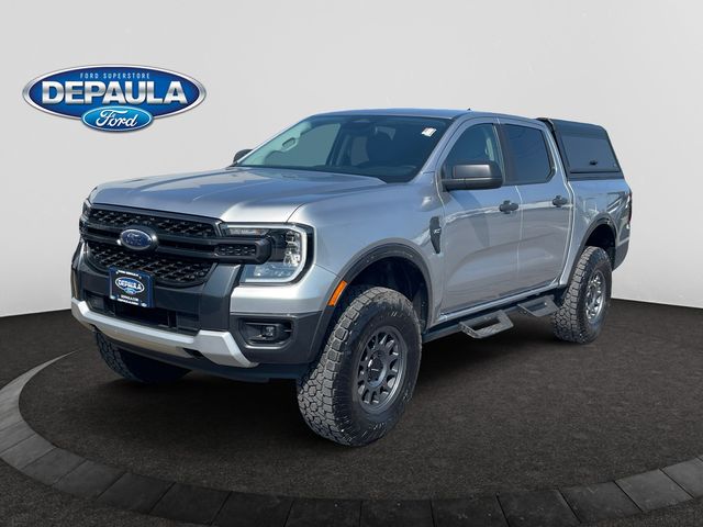 Silver Metallic 2024 Ford Ranger Pickup Truck Four-Wheel Drive Automatic