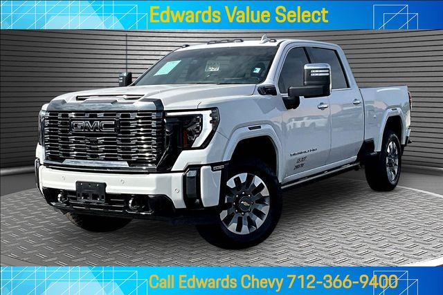White Frost Tricoat 2024 GMC Sierra 2500HD Pickup Truck Four-Wheel Drive Automatic