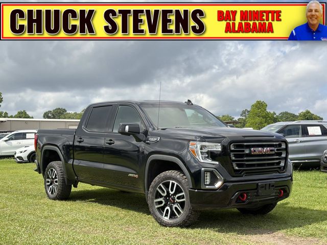 Onyx Black 2021 GMC Sierra 1500 AT4 Crew Cab 4WD Pickup Truck Four-Wheel Drive Automatic