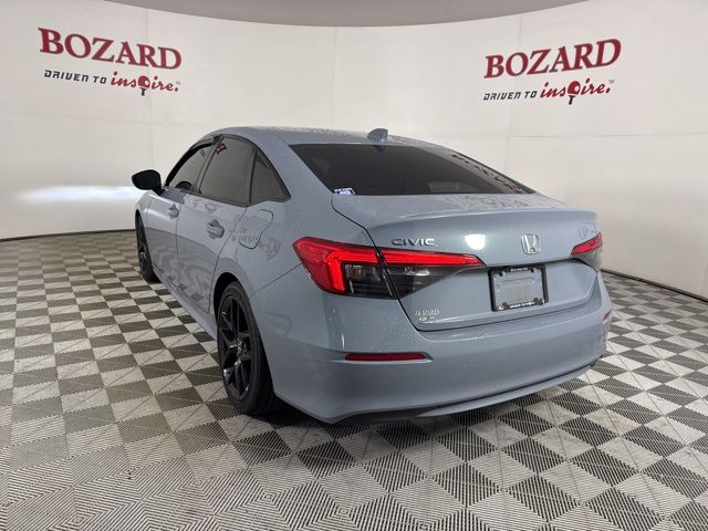 2024 Sonic Gray Pearl Honda Civic Sport FWD Sedan