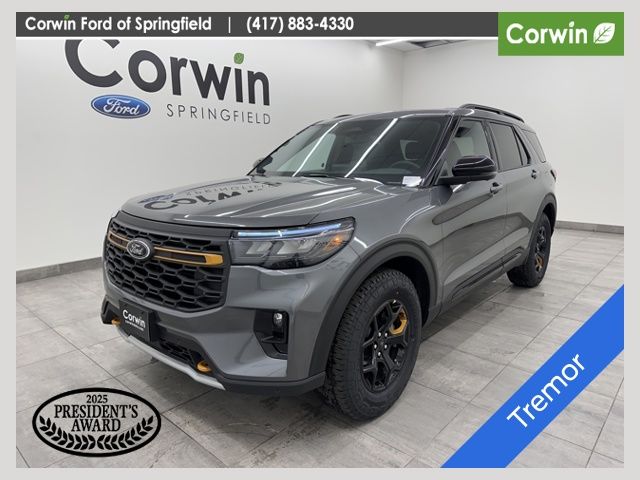 Carbonized Gray Metallic 2026 Ford Explorer SUV / Crossover All-Wheel Drive Automatic