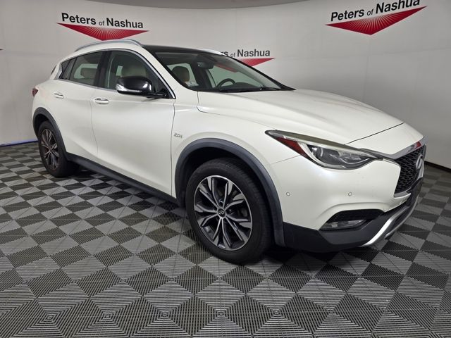 Majestic White 2018 INFINITI QX30 SUV / Crossover All-Wheel Drive 7-Speed Automatic Overdrive