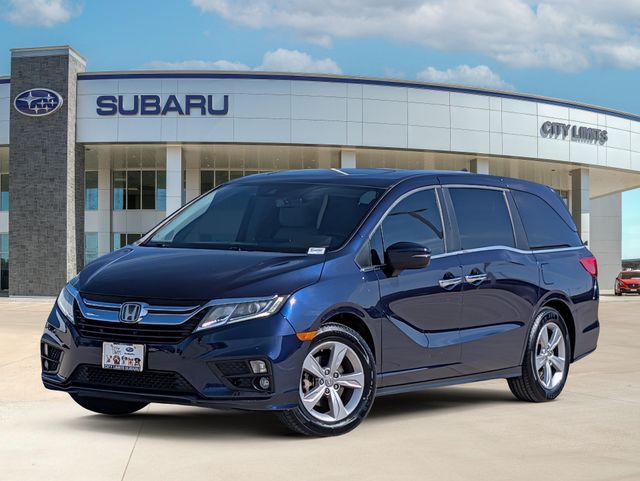 Blue 2019 Honda Odyssey Minivan Front-Wheel Drive 9-Speed Automatic