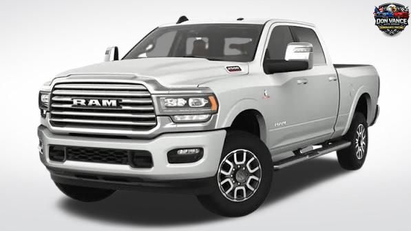 Bright White Clearcoat 2024 RAM 2500 Big Horn Crew Cab 4WD Pickup Truck Four-Wheel Drive 6-Speed Automatic