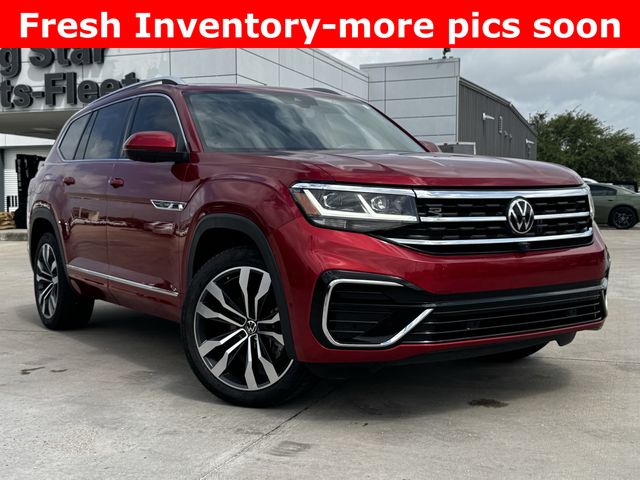 2022 Volkswagen Atlas 3.6L V6 SEL Premium R-Line Red at DeMontrond Auto Country