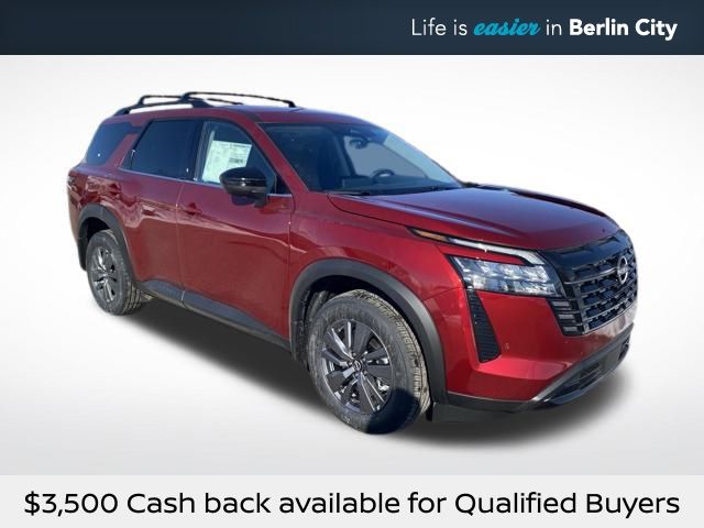 Red (Scarlet Ember Tintcoat) 2026 Nissan Pathfinder SV 4WD SUV / Crossover All-Wheel Drive 9-Speed Automatic