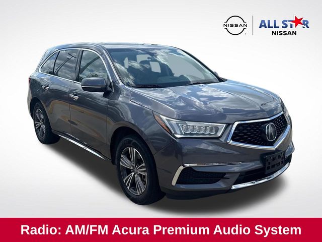Gray (Modern Steel) 2018 Acura MDX SUV / Crossover Front-Wheel Drive 9-Speed Automatic