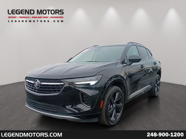 Black (Ebony Twilight Metallic) 2023 Buick Envision Preferred AWD SUV / Crossover All-Wheel Drive 9-Speed Automatic